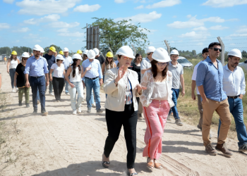 Viviendas | Cantero y Batakis recorrieron la megaobra de 853 casas en Numancia Sur