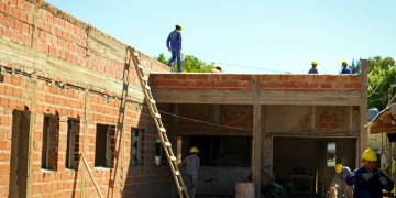 Salud | Avanzan los trabajos de construcción del CAPS en el barrio Santa Inés de San Vicente