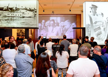 San Vicente | Mantegazza presentó la muestra Justa Libre y Soberana en el Museo 17 de Octubre