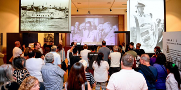 San Vicente | Mantegazza presentó la muestra Justa Libre y Soberana en el Museo 17 de Octubre