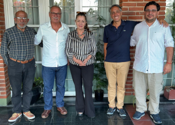 Deportes | Cantero recibió a Alberto Lecchi, presidente del Club Atlético Temperley