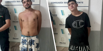 San Vicente | Detienen a dos delincuentes robando ropa en una casa y los detienen