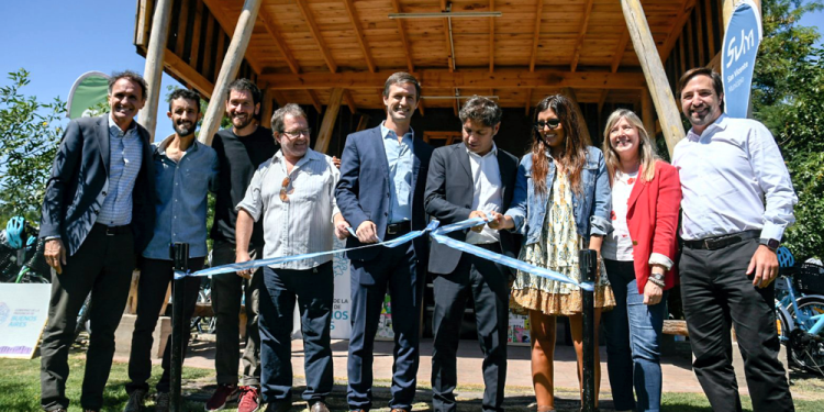 San Vicente | Kicillof y Mantegazza inauguraron el Puesto 3 de la Reserva de la Laguna del Ojo