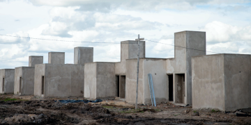Viviendas | Continúa la construcción del barrio Altos de Miriní en Alejandro Korn