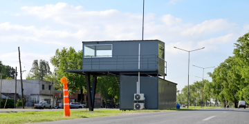 Alejandro Korn | Comenzó el armado del módulo de control en el límite con Presidente Perón