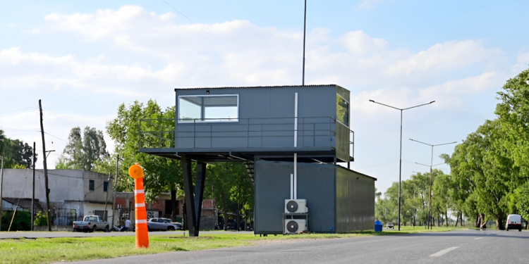 Alejandro Korn | Comenzó el armado del módulo de control en el límite con Presidente Perón
