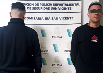 San Vicente | Un automovilista intentó escapar a control y atropelló a una policía