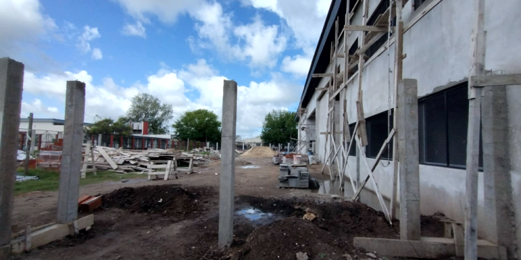 Educación | Otra obra que avanza a pasos agigantados: el nuevo edificio de la Secundaria en San Pablo