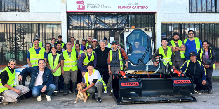 Presidente Perón | El Municipio adquirió nueva maquinaria para el área de Economía Popular