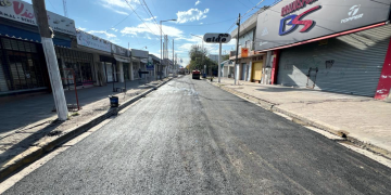 Presidente Perón | El Municipio repavimentó una cuadra de la Calle 7 de Guernica