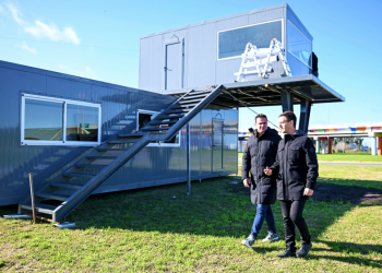 Seguridad | Instalaron un nuevo módulo de vigilancia policial en el cruce de las rutas 6 y 210