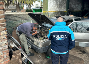 Alejandro Korn | Clausuran y decomisan autopartes robadas en un taller mecánico