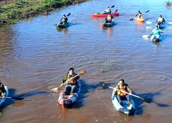 Deportes | Los Kayakistas Originarios remontaron el arroyo San Vicente hasta las lagunas La Bellaca y Tacurú