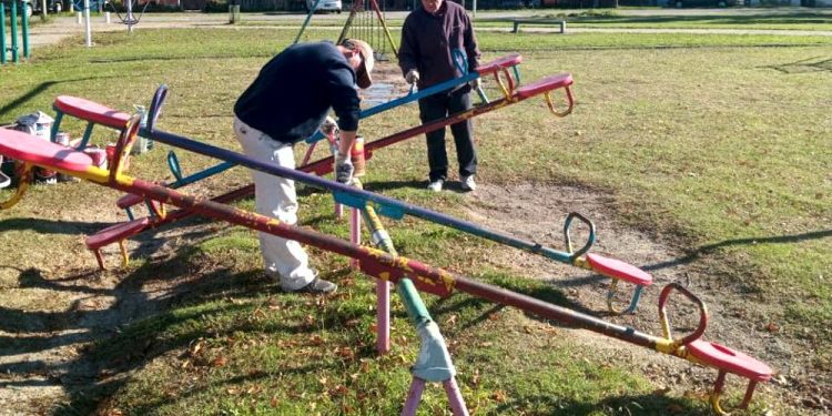 Presidente Perón | El Municipio puso en valor una plaza del barrio La Yaya