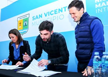 San Vicente | Firman convenio con Judiciales para impulsar un nuevo desarrollo urbanístico