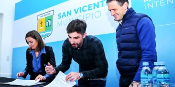 San Vicente | Firman convenio con Judiciales para impulsar un nuevo desarrollo urbanístico