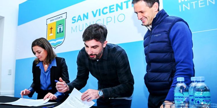 San Vicente | Firman convenio con Judiciales para impulsar un nuevo desarrollo urbanístico