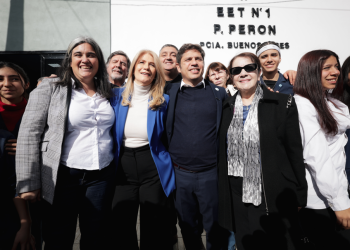Presidente Perón | Kicillof inauguró las obras de ampliación de la Escuela Secundaria Técnica 1
