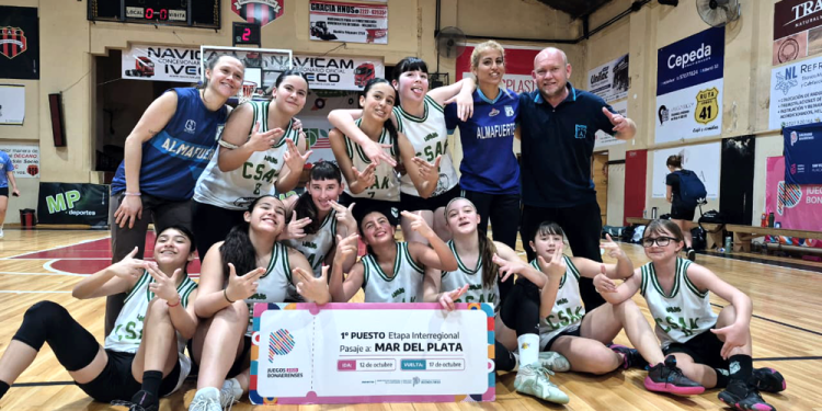 Juegos Bonaerenses | Impecable presentación del básquet femenino de San Vicente en el Interregional