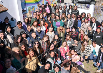 San Vicente | Mantegazza y Díaz inauguraron la Casa de Mujeres, Género e Infancias