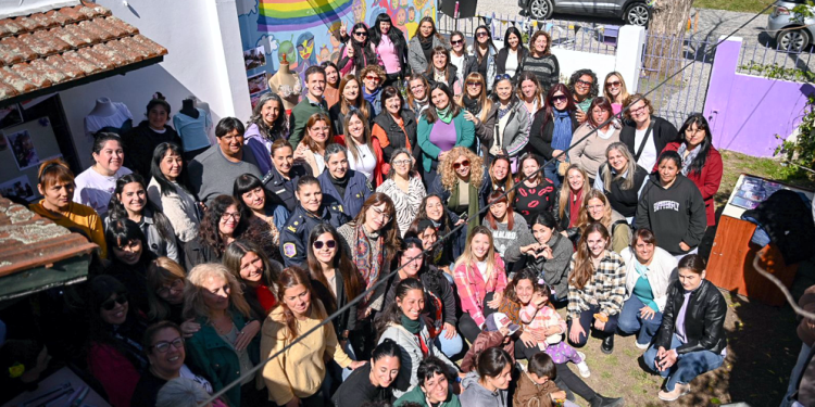 San Vicente | Mantegazza y Díaz inauguraron la Casa de Mujeres, Género e Infancias