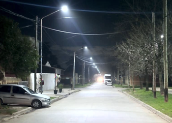 Presidente Perón | El Municipio continúa con el programa de recambio de luminarias LED