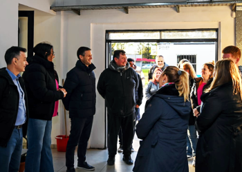 Educación | Mantegazza anunció la construcción de un playón deportivo en la Técnica 3