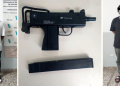 San Vicente | Los detienen por ir “pisteando” y les encuentran réplica de arma semiautomática