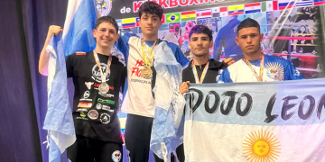 Kickboxing | Nahuel Córdoba regresó de Colombia con 4 medallas del Panamericano