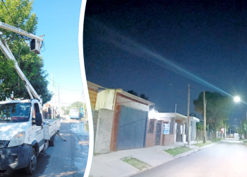 Presidente Perón | Continúa la migración de tecnología LED: esta vez le tocó a Numancia Norte