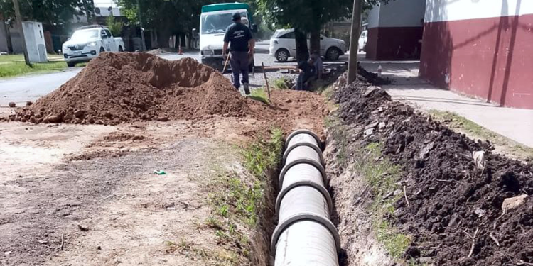Presidente Perón| Obras de drenaje y mejoras viales en el barrio La Yaya de Guernica