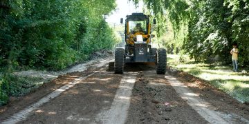 San Vicente: Trabajos de mantenimiento vial y pluvial en distintos barrios del distrto