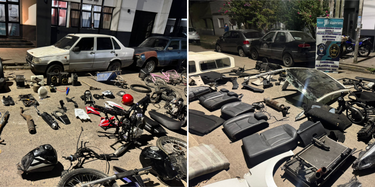 Alejandro Korn | Siete detenidos y un arsenal de objetos recuperados tras megacaza policial