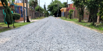 Presidente Perón | Realizan mejoras en 12 cuadras de Mitre, entre Kirchner y Chaco en Numancia Norte