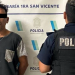 San Vicente |  Violento episodio: activó el botón antipánico y la policía la salvó de su pareja armada