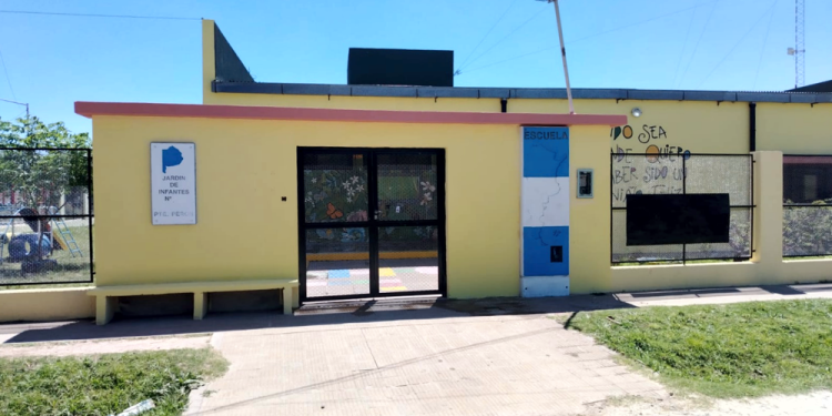 Educación | Ponen en valor el Jardín de Infantes 916 de Presidente Perón ante el inicio del ciclo lectivo