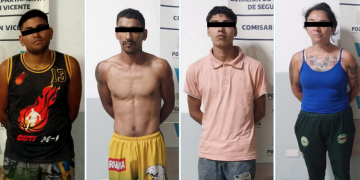 San Vicente | Desbaratan banda dedicada al narcomenudeo y el robo tras múltiples allanamientos
