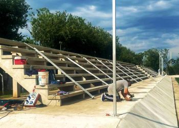 Alejandro Korn | El Mugica se pone la 10: avanzan a paso firme las obras en el Estadio Municipal de Alejandro Korn