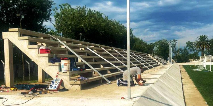 Alejandro Korn | El Mugica se pone la 10: avanzan a paso firme las obras en el Estadio Municipal de Alejandro Korn