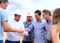 San Vicente | Katopodis y Mantegazza supervisan el avance de infraestructura en el complejo «Altos de Miriní»
