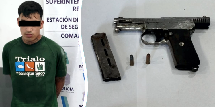 Policiales | Detención en Alejandro Korn: intentó escapar y golpeó a un oficial tras arrojar un arma robada
