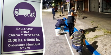 Presidente Perón | Nueva señalización y demarcación vial para optimizar el tránsito en Guernica
