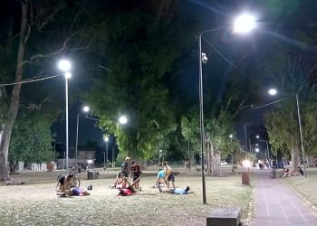 Guernica | Nueva iluminación LED para la Plaza Díaz Vélez: un paso adelante en seguridad y eficiencia