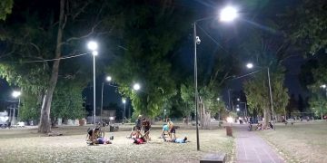 Guernica | Nueva iluminación LED para la Plaza Díaz Vélez: un paso adelante en seguridad y eficiencia