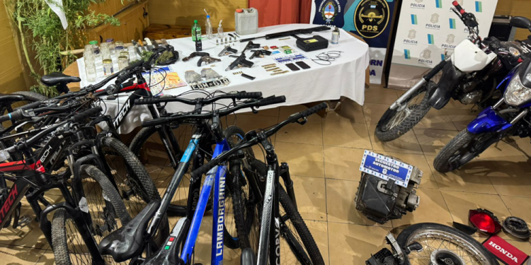 Alejandro Korn | Golpe al crimen organizado: megaoperativo policial culmina con siete detenidos y un arsenal secuestrado