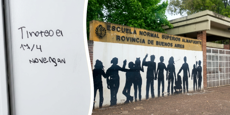 Alejandro Korn | Alerta y medidas preventivas en la Unidad Académica Almafuerte por una inscripción en el edificio