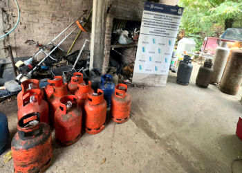Presidente Perón | La policía y el Municipio clausuran un depósito de gas ilegal en Guernica