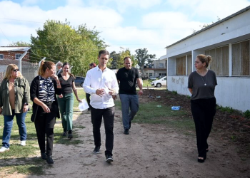 San Vicente | Mantegazza supervisó el avance de la Secundaria 10 tras el abandono del Gobierno Nacional