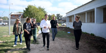 San Vicente | Mantegazza supervisó el avance de la Secundaria 10 tras el abandono del Gobierno Nacional