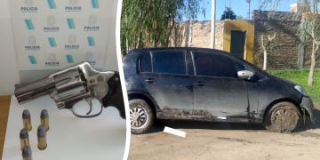 Policiales | Violenta persecución y choque en Guernica: dos detenidos tras robar un auto a mano armada